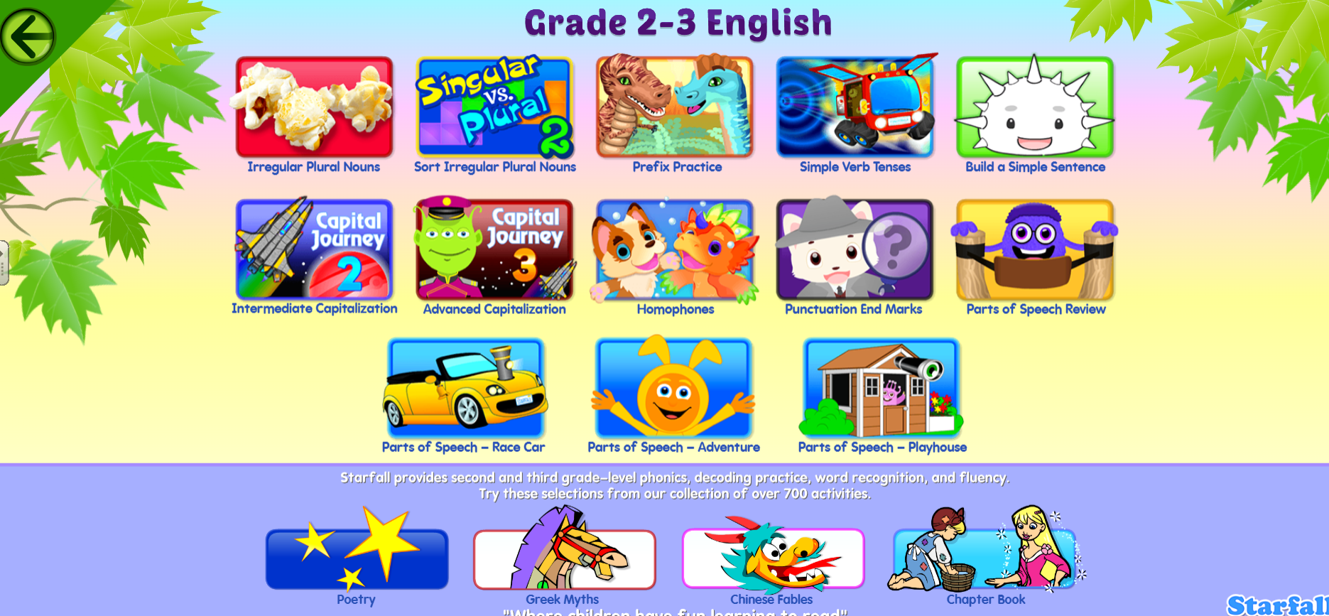 Starfall English 2-3